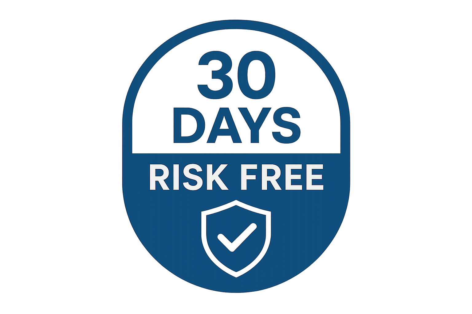 30 days risk free badge